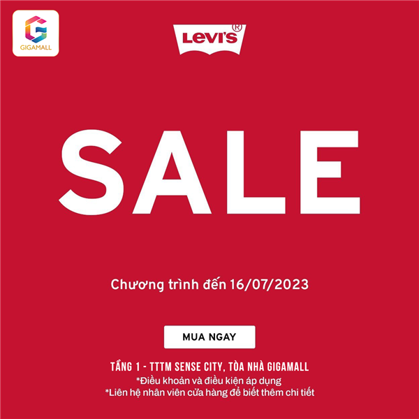 LEVI’S END OF SEASON SALE ƯU ĐÃI BÙNG NỔ GIGAMALL