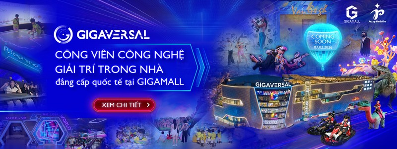 Gigaversal Tầng 6 &mdash; Thế Giới Giải Tr&iacute; C&ocirc;ng Nghệ Cao Cho Cả Nh&agrave; &mdash; m&ocirc; h&igrave;nh khu vui chơi trẻ em mini tại Gigamall